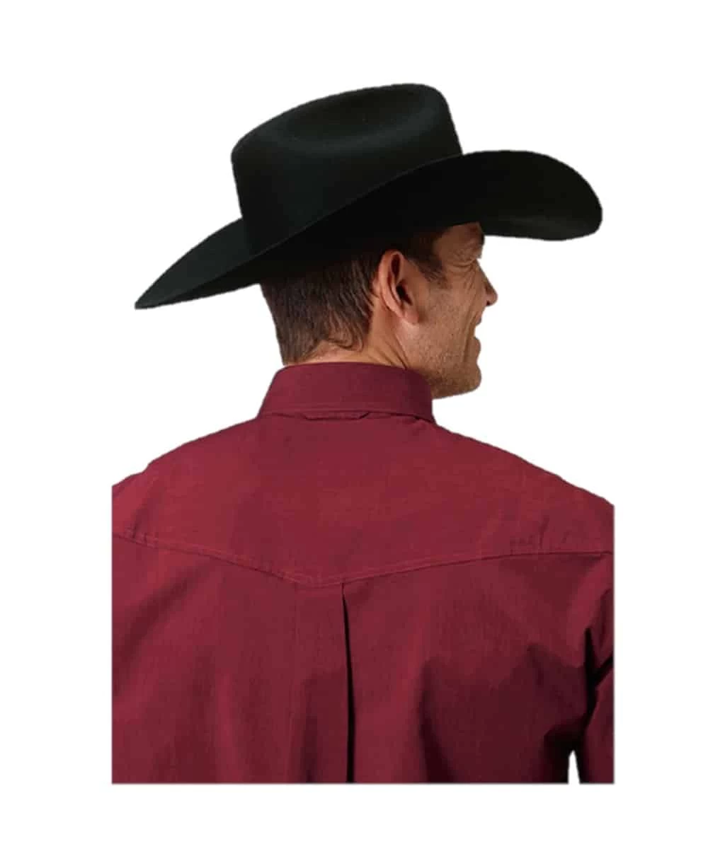 Roper Men's Red Button Down Shirt - Image 2