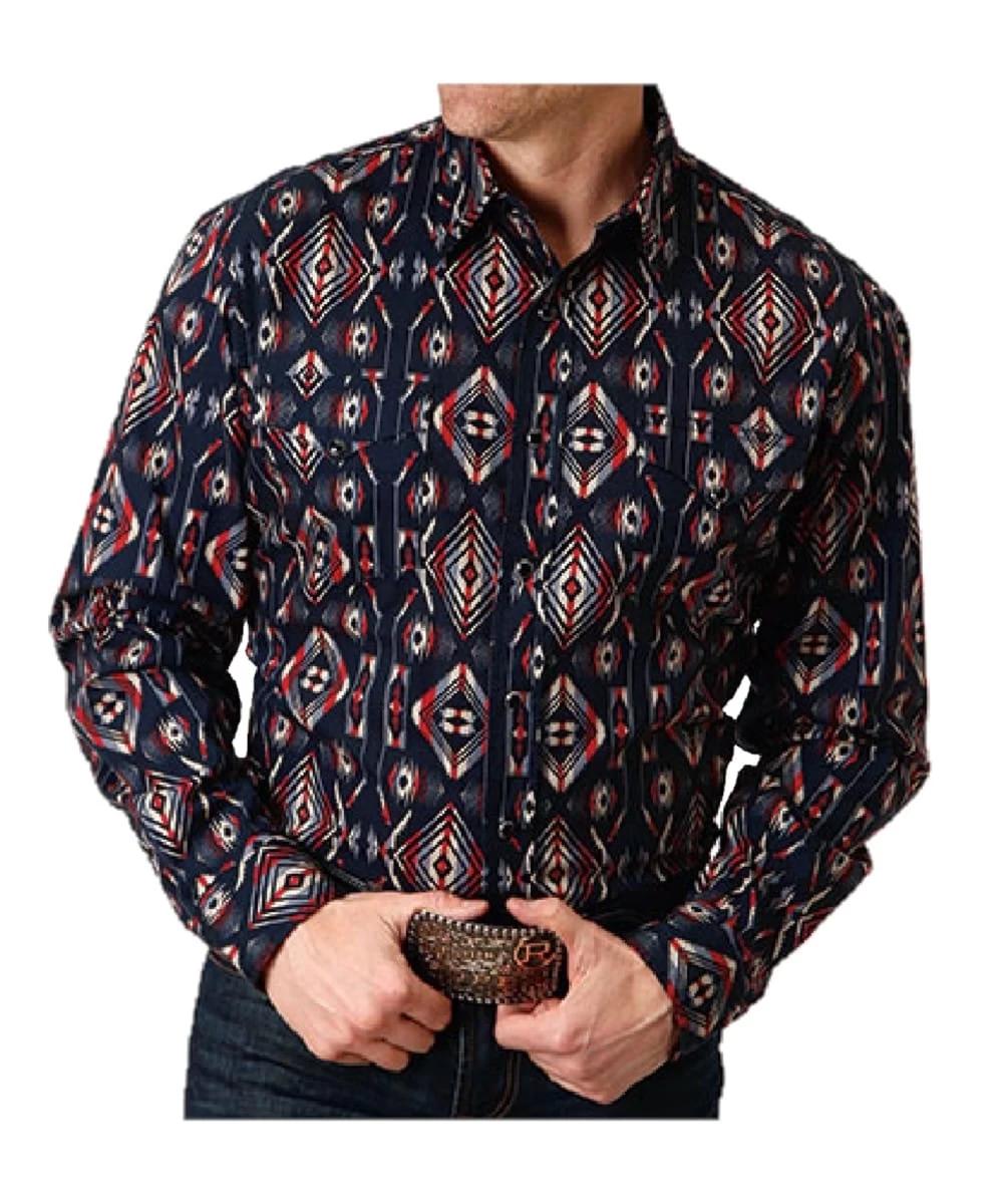 Roper Men's Aztec Snap Shirt
