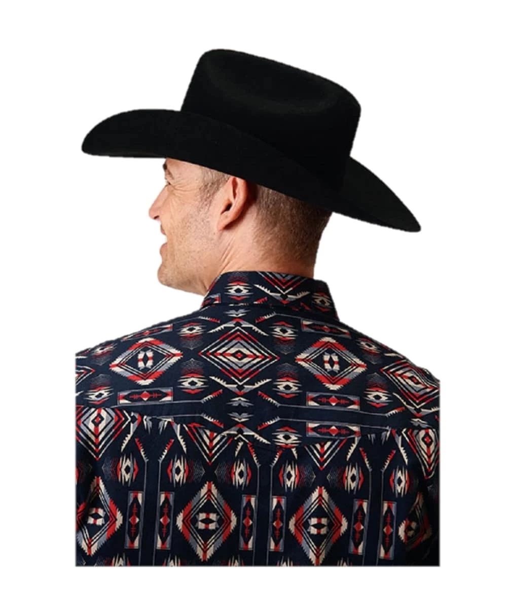 Roper Men's Aztec Snap Shirt - Image 2