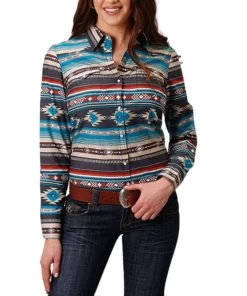 Roper Women's Aztec Snap Shirt