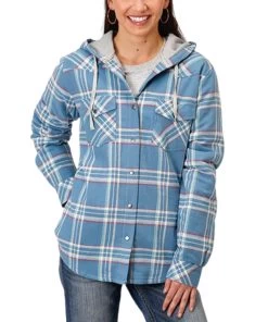 Roper Women's Thermal Lined Flannel Shacket