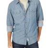 Wrangler Men's Retro Denim Button Down Shirt