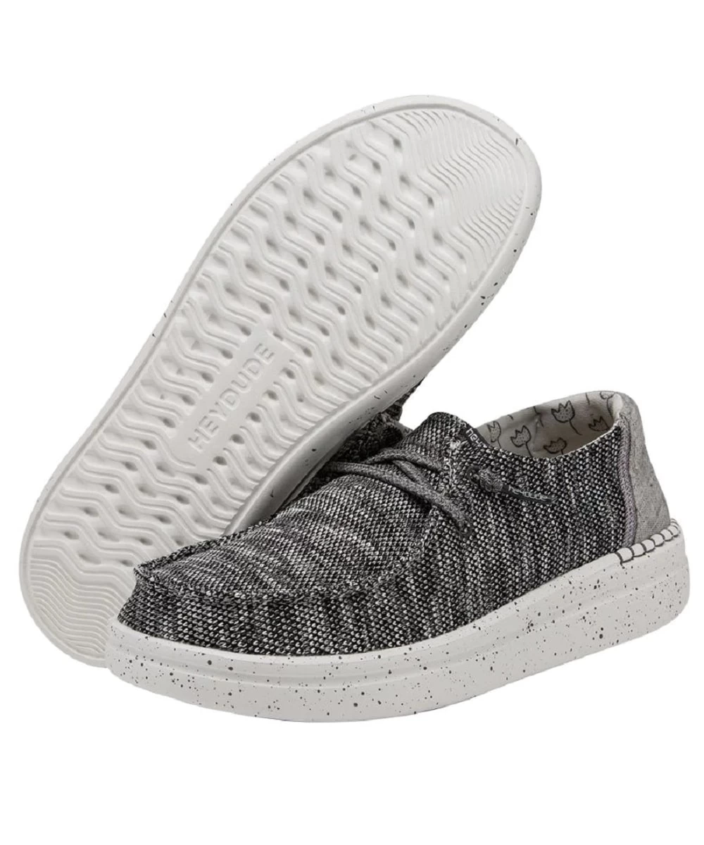Hey Dude Women's Grey Wendy Rise Sox Shoe