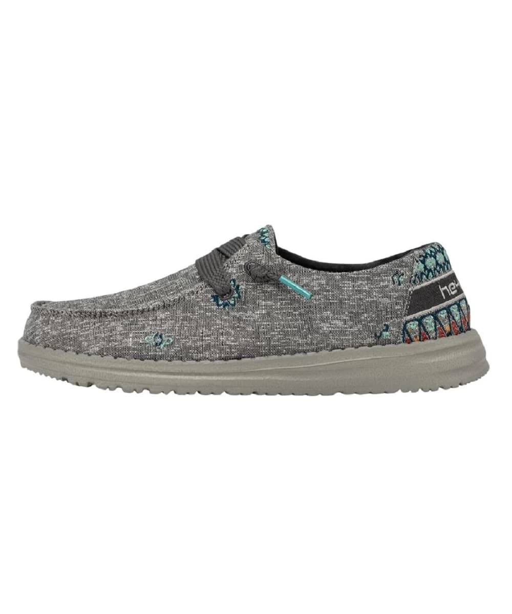 Hey Dude Women's Tulip Grey Wendy Flora Shoe - Image 2