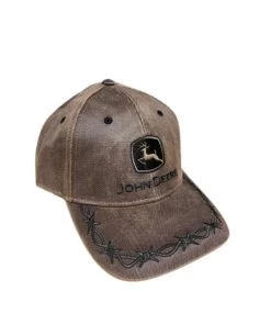 John Deere Oilskin Cap