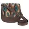Trenditions Women's Justin Aztec Jacquard Saddle Bag