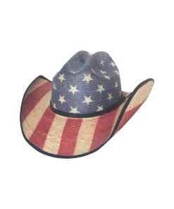 Bullhide Star Spangled 20x Straw Hat