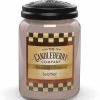 Candleberry Leather Large Scented Candle Jar