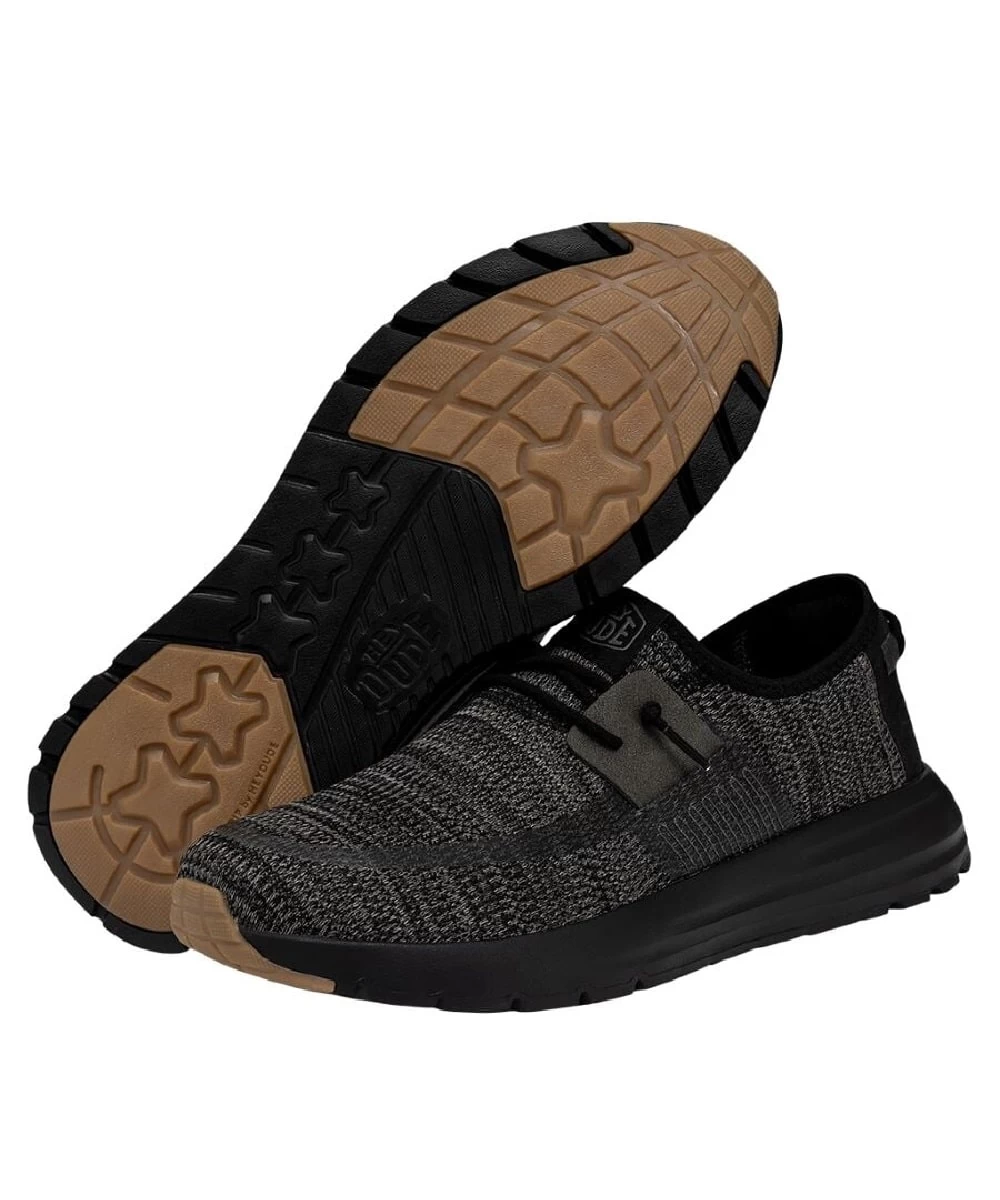 Hey Dude Men's Black Night Sirocco Shoe
