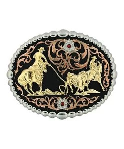 Montana Silversmiths Team Roper Attitude Buckle