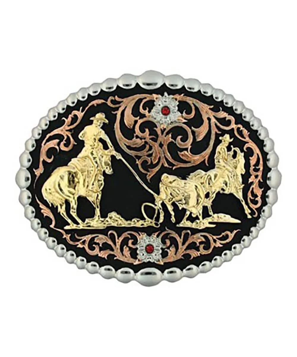 Montana Silversmiths Team Roper Attitude Buckle