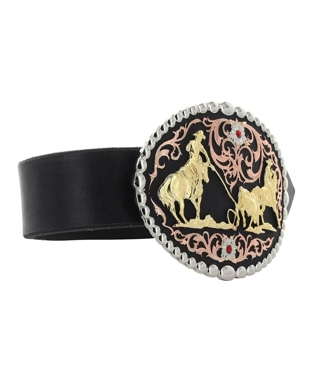 Montana Silversmiths Team Roper Attitude Buckle - Image 2