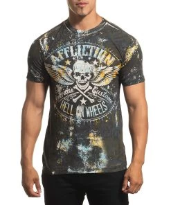 Affliction Men's AC Wheel House Tee