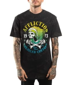 Affliction Men's Legacy Collection Black Drive Speed Tee