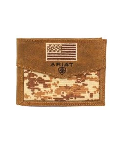 M&F Western Men's Ariat Digital Camo Bifold Wallet