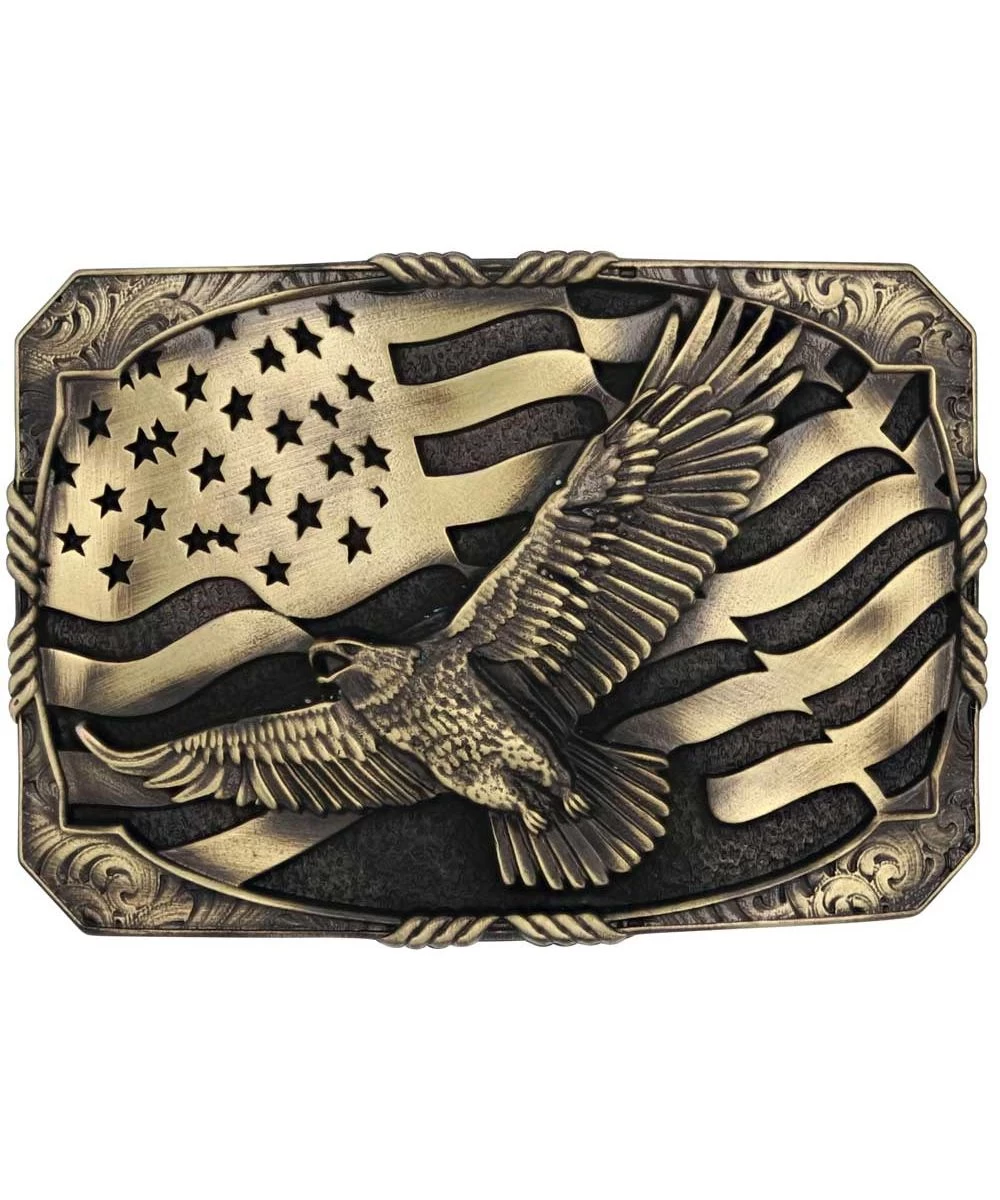 Montana Silversmiths Forever Free Heritage Attitude Buckle