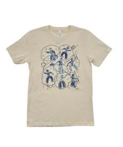 XOXO Art Women's Denim Roper Tee