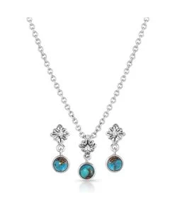 Montana Silversmiths Women's Head Over Heels Necklace & Earrings Set