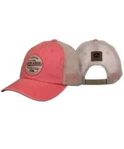 John Deere Women's Ivory Patch Logo Cap