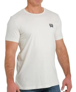 Cinch Men's Denim Logo Tee