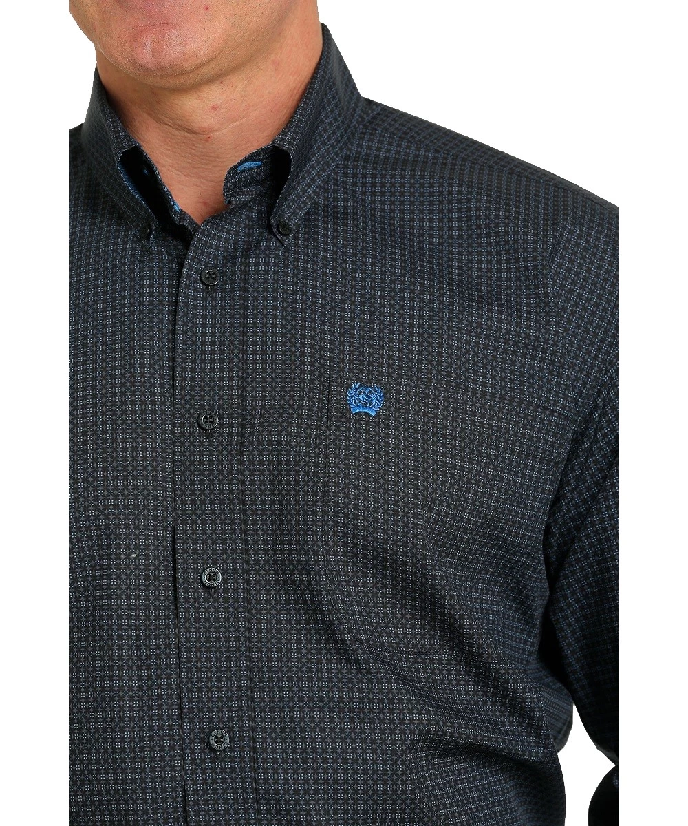 Cinch Men's Geo Print Button Down Shirt - Image 2