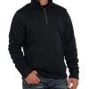 Cinch Men's Navy 1/4 Zip Sweater