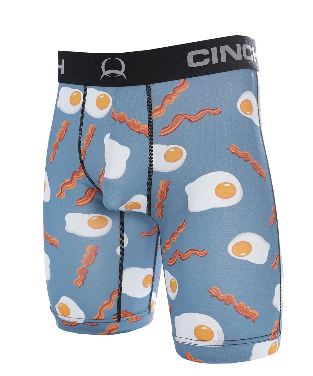 Cinch Men's Bacon And Eggs Boxer Brief