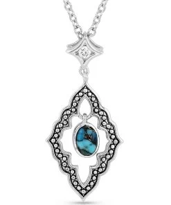 Montana Silversmiths Women's Star Turquoise Necklace