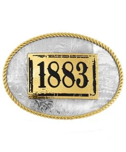 Montana Silversmiths 1883 Scene Buckle