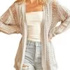 Andree By Unit Women's Plus Size Distressed Cardigan