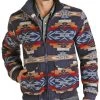 Rock & Roll Cowboy Men's Aztec Bomber Coat