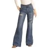 Rock & Roll Cowgirl Women's Palazzo Flare Jean