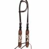 Rafter T Ranch Cowhide Single Ear Headstall