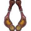 Rafter T Ranch Women's Beaded Sunflower Spur Straps