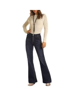 Rock & Roll Cowgirl Women's High Rise Trouser