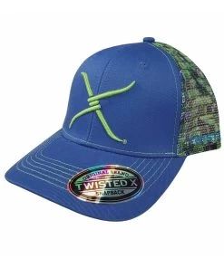Twisted X Blue And Green Ballcap