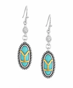 Montana Silversmiths Yellowstone Turquoise Earrings