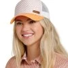 Cinch Women's Orange Trucker Cap