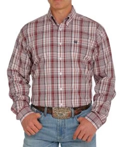 Cinch Men's Plaid Button Down Shirt