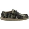 Hey Dude Men's Camo Wally Canvas Shoe