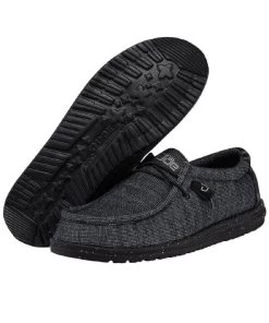 Hey Dude Men's Midnight Bunker Wally Stretch Shoe