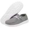 Hey Dude Women's Glacier Gray Wendy Corduroy Shoe