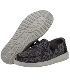 Hey Dude Women's Gunmetal Wendy Ranch Shoe