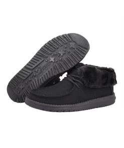 Hey Dude Women's Britt Total Black Shoe