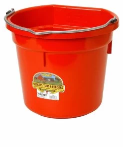 Duraflex Plastic Flatback 20 Quart Bucket