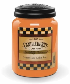 Candleberry Dreamsicle Cake Pop Large Scented Candle Jar