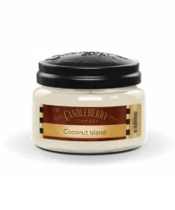 Candleberry Coconut Island Small Scented Candle Jar