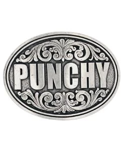Montana Silversmiths Men's Ultra Punchy Attitude Belt Buckle