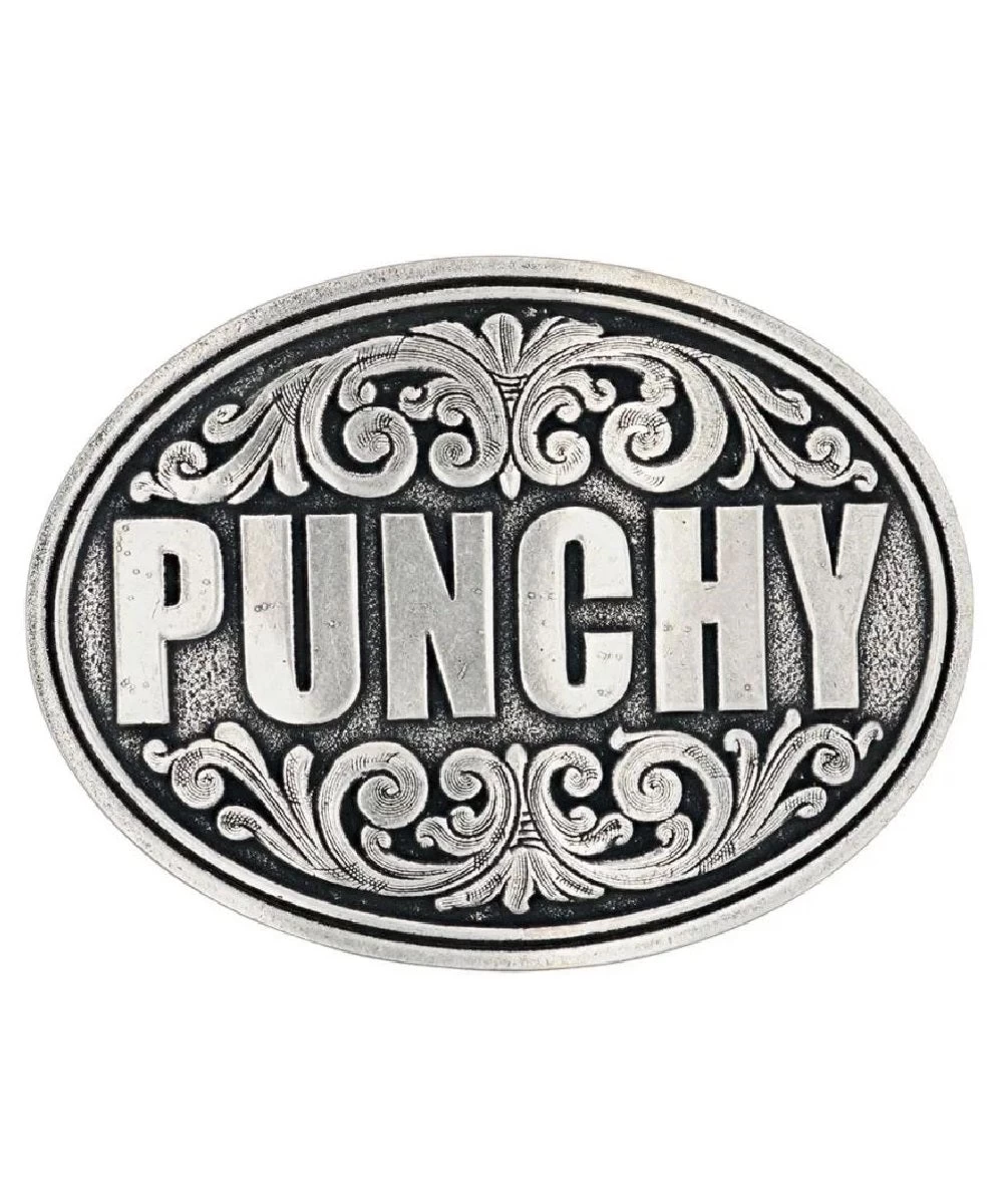 Montana Silversmiths Men's Ultra Punchy Attitude Belt Buckle