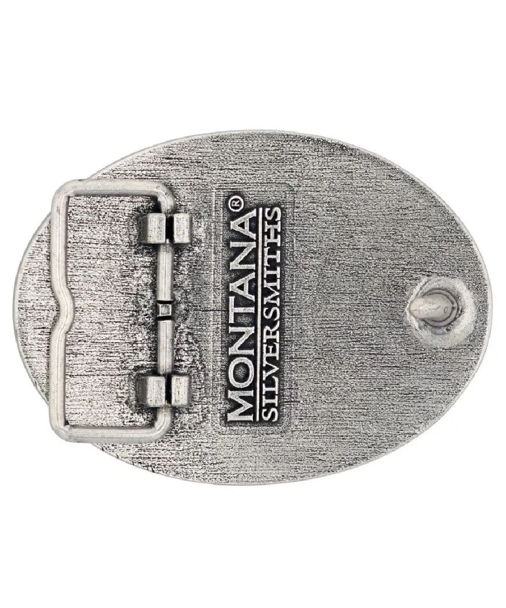 Montana Silversmiths Men's Ultra Punchy Attitude Belt Buckle - Image 2
